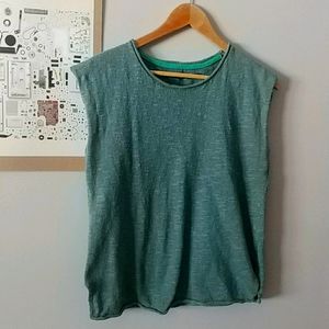 Boxy linen top